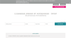 Desktop Screenshot of ladresse-vitry.com